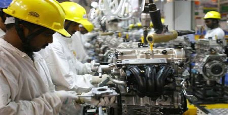 Slump in industrial output