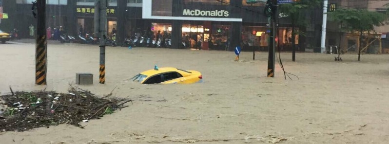 Flash flooding in Taiwan