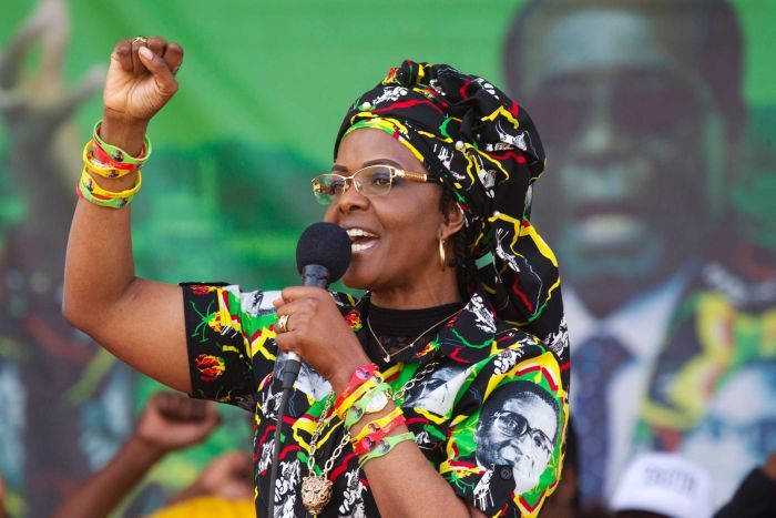 Red alert for Grace Mugabe