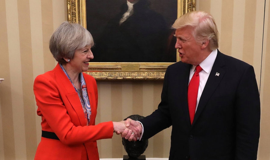 Trump lashes out at May