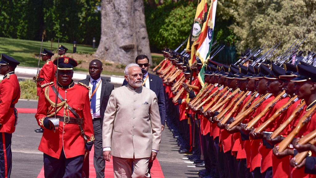 Modi Visits Uganda