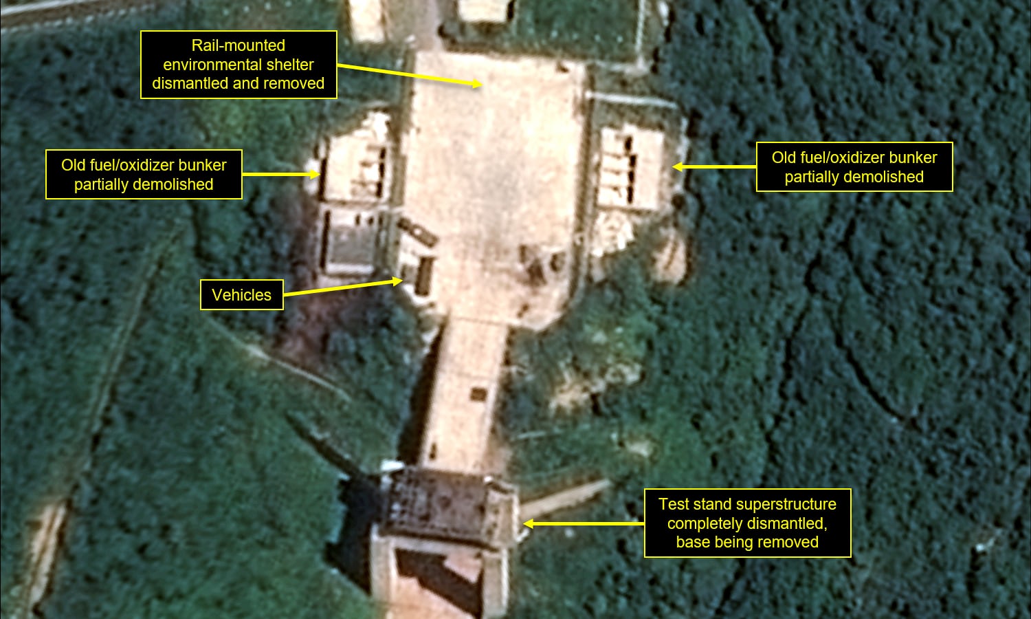 North Korea starts dismantling key missile