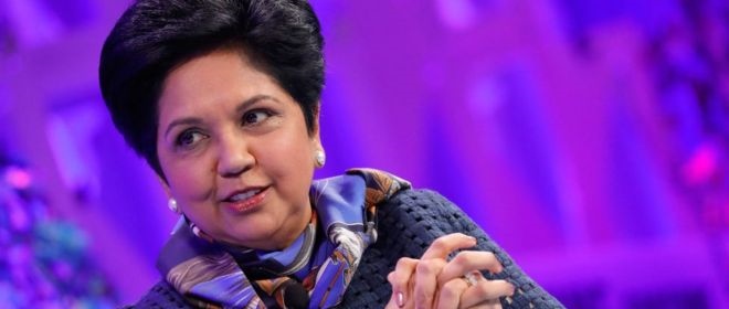 Indra Nooyi steps down