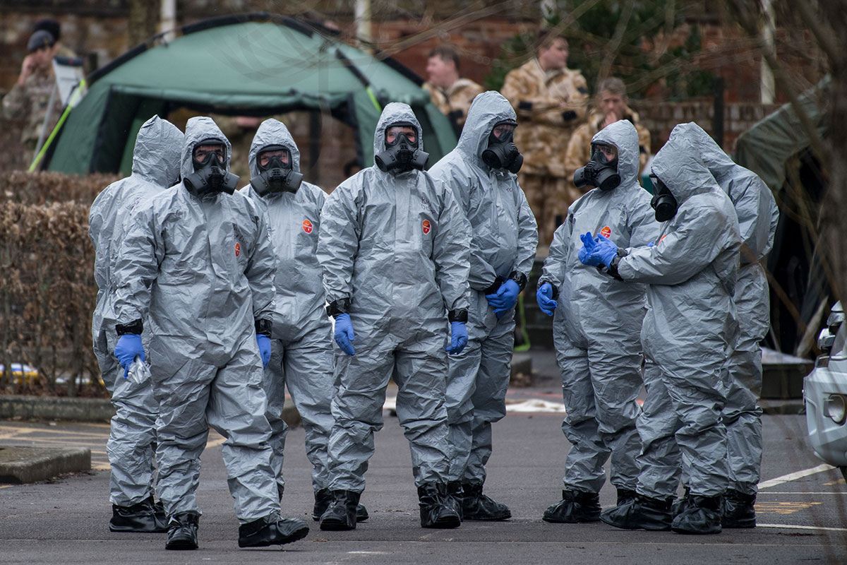 UK police cordon off Salisbury nerve gas attack area